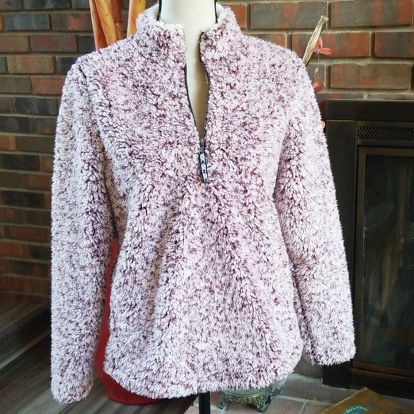 time and tru sherpa pullover